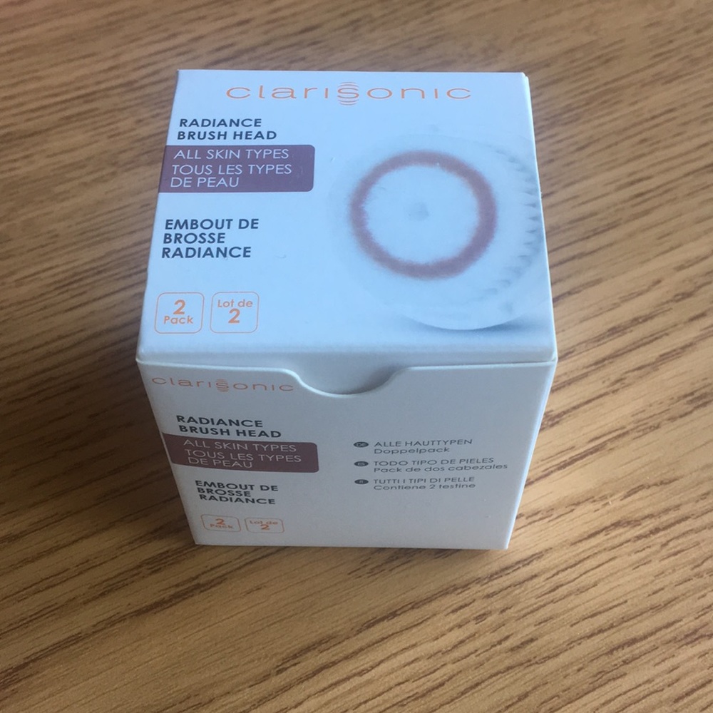 (2) Clarisonic Radiance brush head